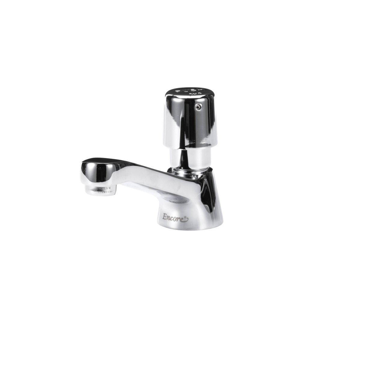 Encore® Single Hole Deck Mount Post Tap Metering Valve and 5" Cast Spout 2.2 gpm Aerator