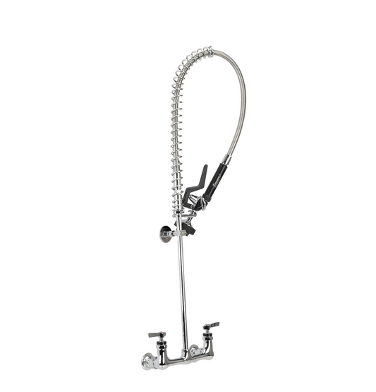 Encore® 8" OC Wall Mount Pre-Rinse Assembly Ceramic Valves with 0.67 gpm PowerPulse™ Utility Spray