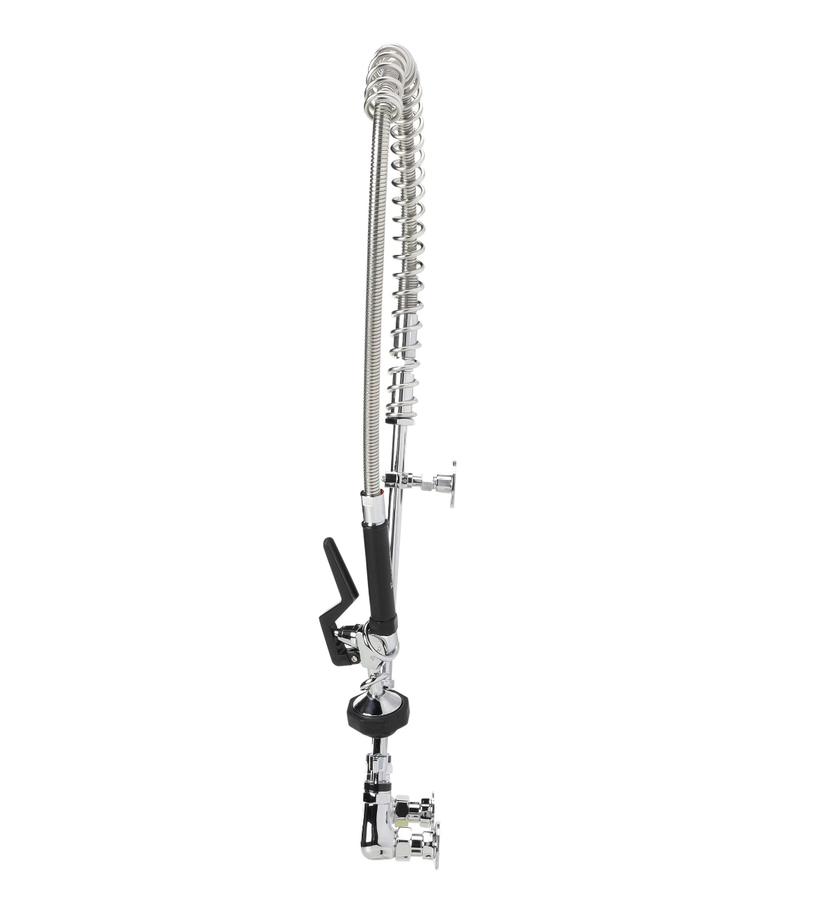 Encore® 8" OC Wall Mount Pre-Rinse Assembly Ceramic Valves with Stainless Steel Spring and 1.05 gpm PowerPulse™ Utility Spray