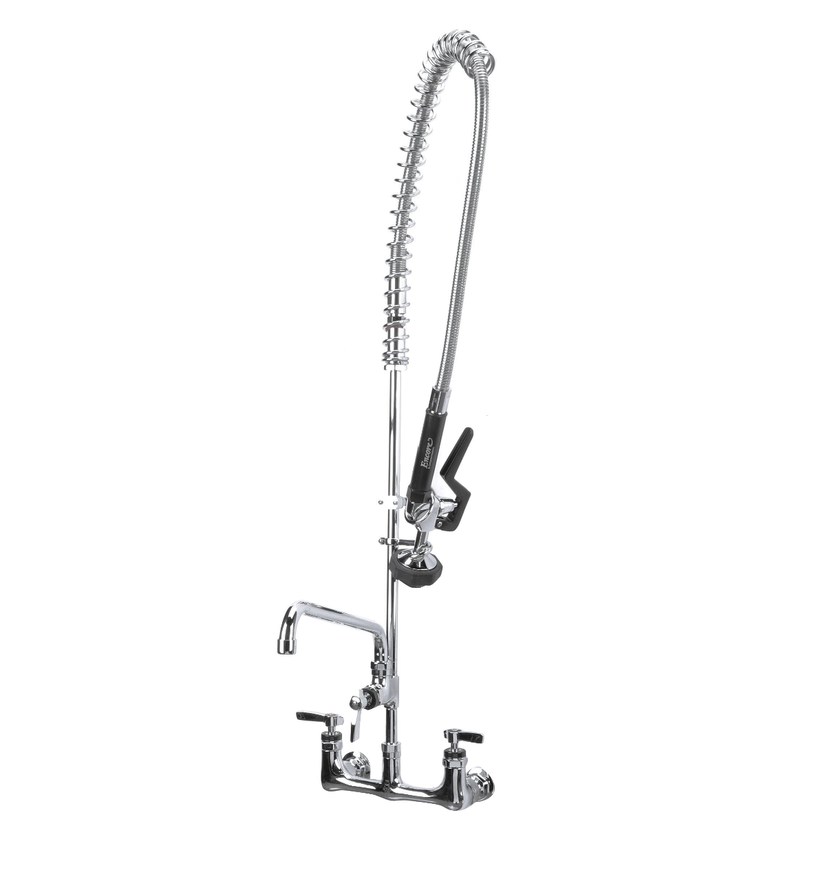Encore® 8" OC Wall Mount Easy Installation Pre-Rinse Assembly with 1.05 gpm PowerPulse™ Utility Spray and 12" Add-On Faucet
