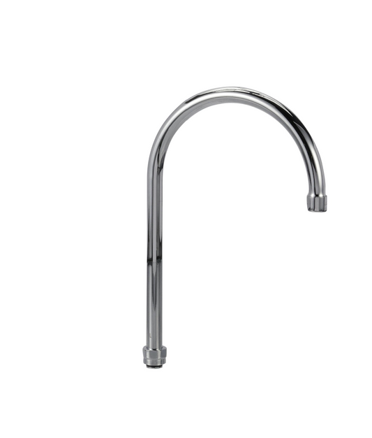 8" Encore Stainless Steel Swivel Gooseneck Spout Assembly