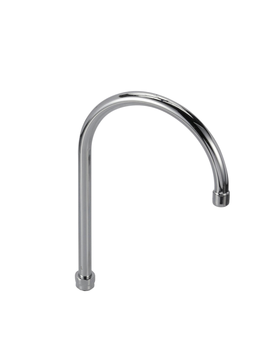 8" Encore Stainless Steel Swivel Gooseneck Spout Assembly