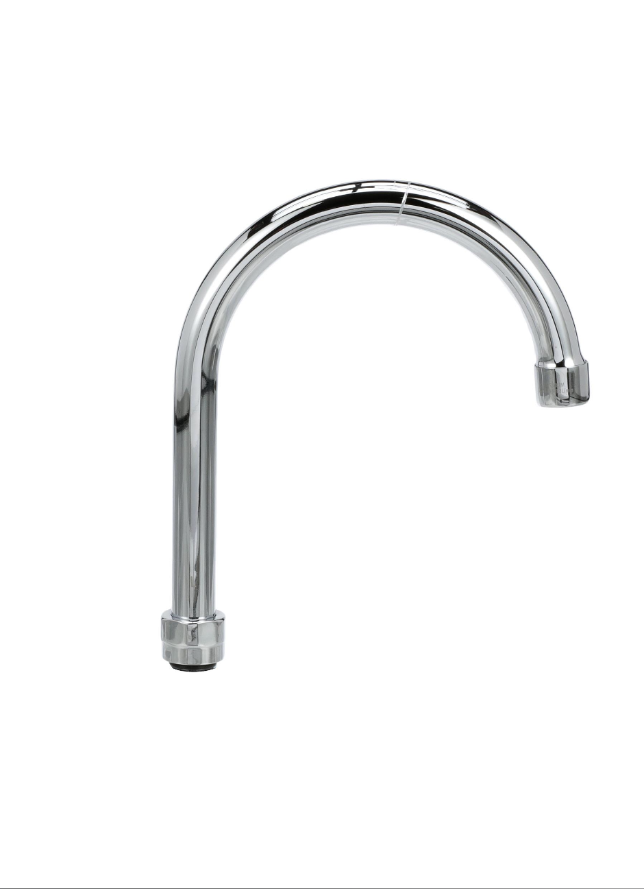6" Encore® Stainless Steel Swivel Gooseneck Spout Assembly