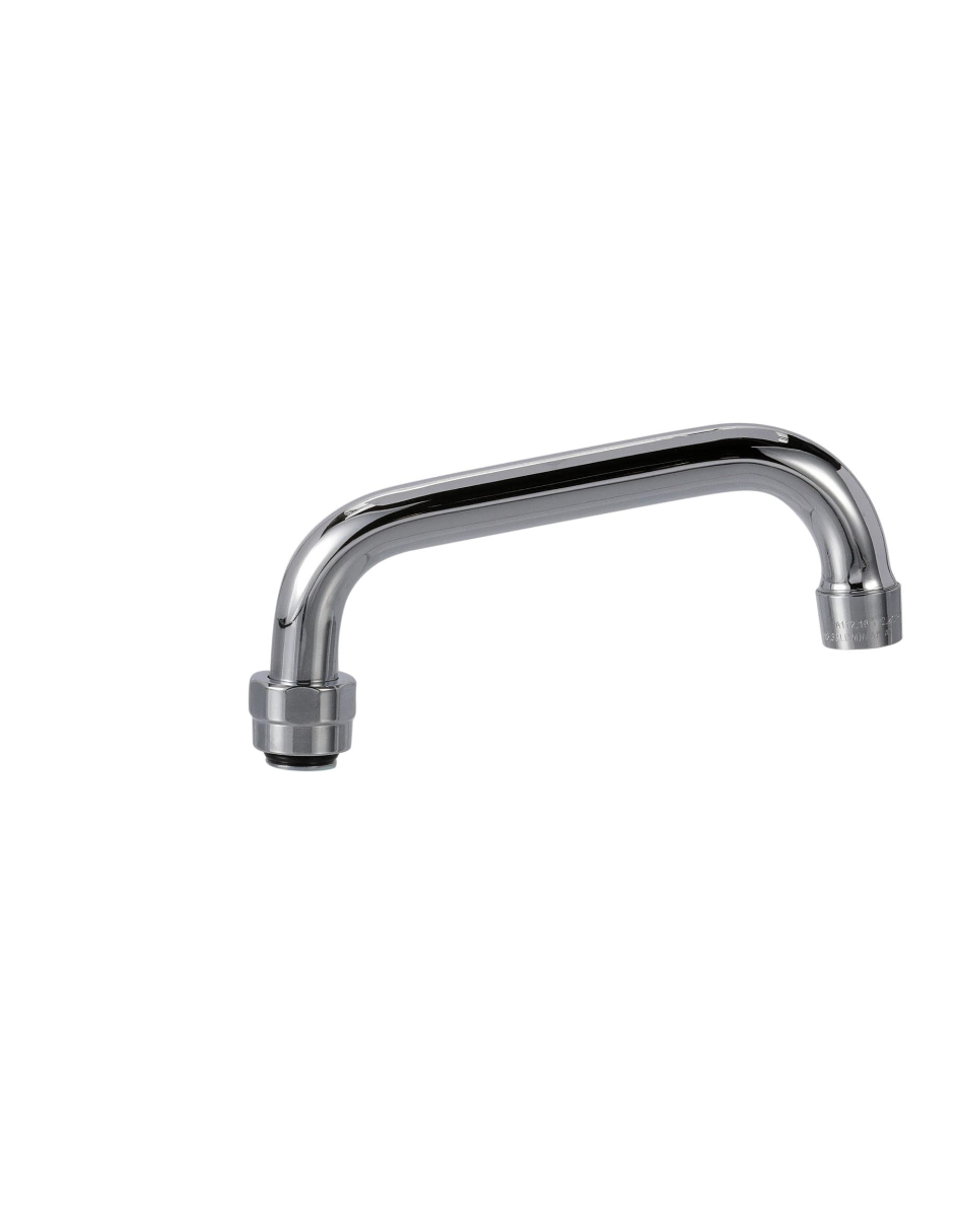 Encore® Stainless Steel Horizontal Tubular Swing Spout Assembly, 6"