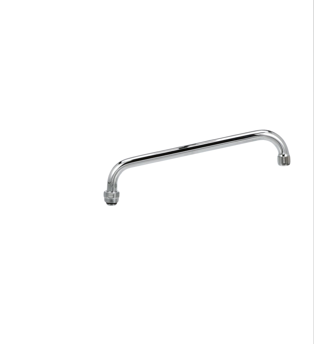 Encore® Stainless Steel Horizontal Tubular Swing Spout Assembly, 12"