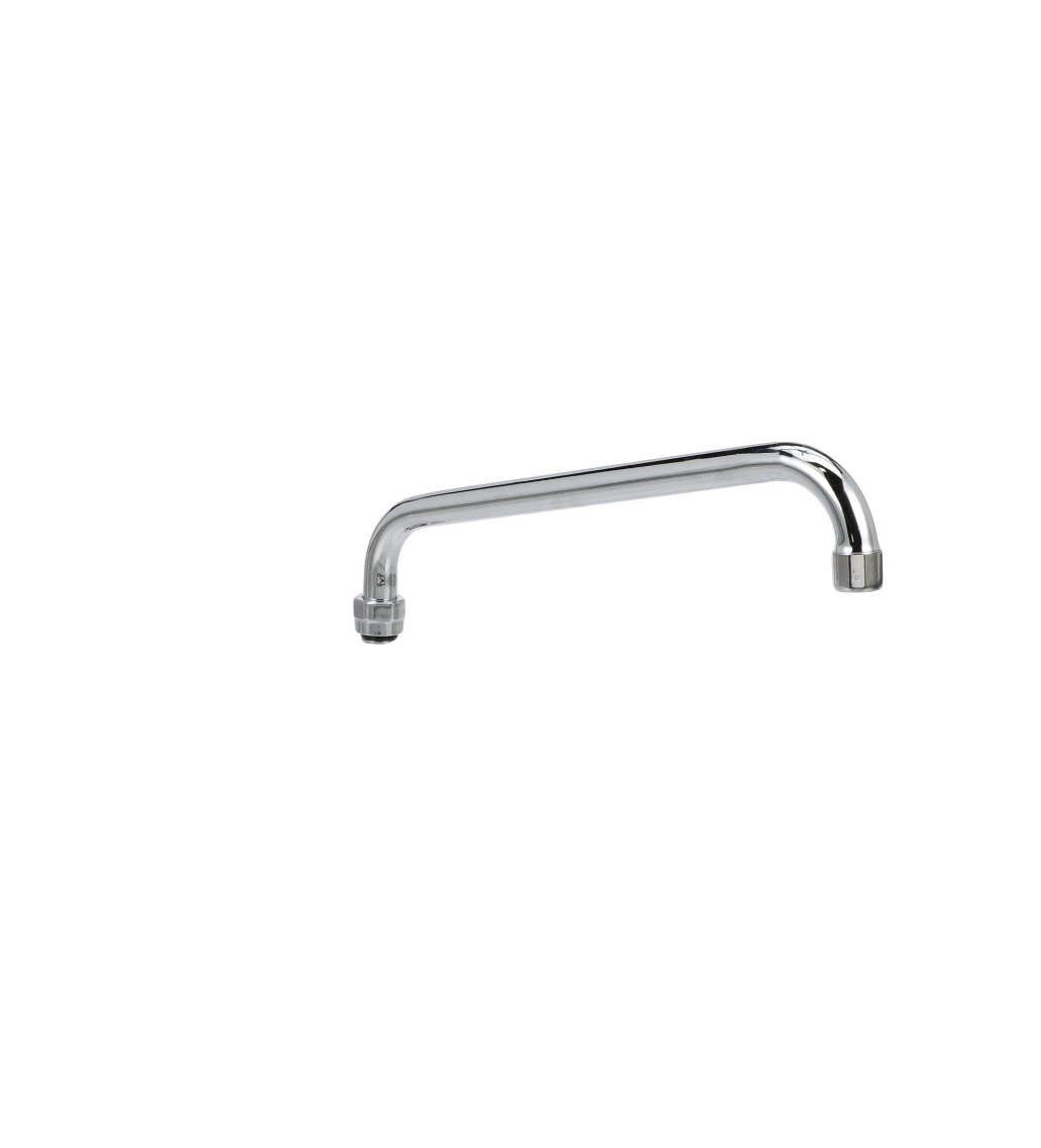 Encore® Stainless Steel Horizontal Tubular Swing Spout Assembly, 12"
