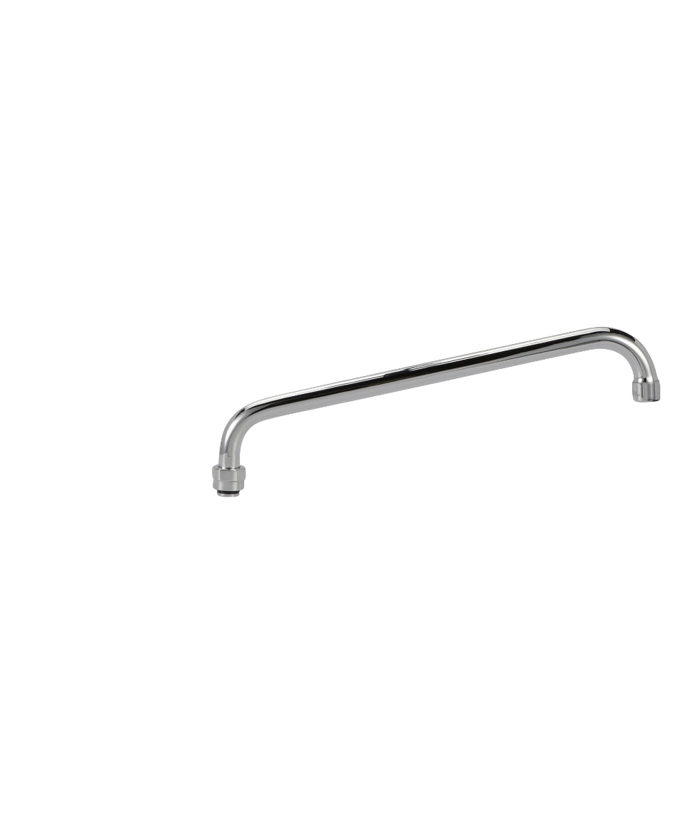 Encore® Stainless Steel Horizontal Tubular Swing Spout Assembly, 14"