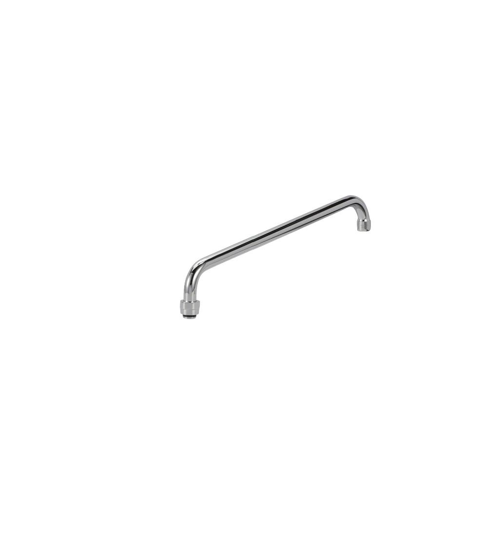 16" Encore® Stainless Steel Horizontal Tubular Swing Spout Assembly