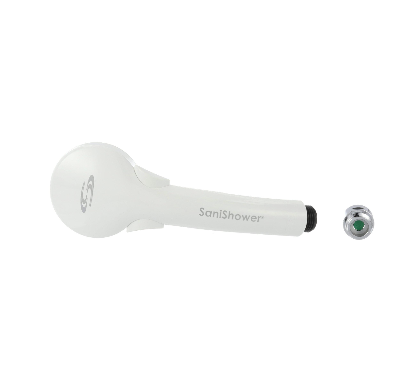 Encore® SaniShower™ Eco-Friendly 1.5 gpm Hand Shower with Shut-Off and SANIGUARD® Antimicrobial Product Protection