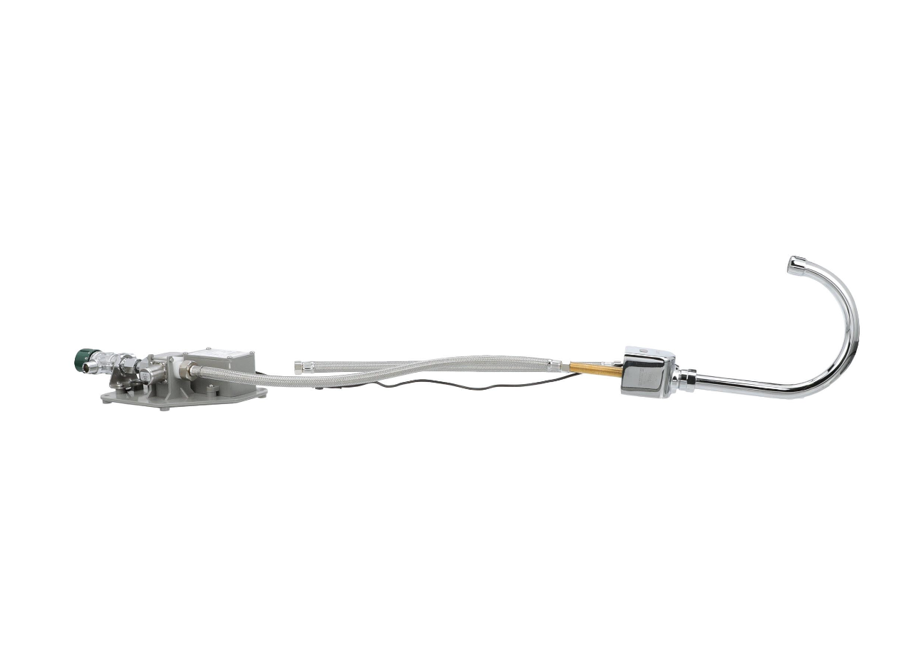 Intelli-Flo EZ Electronic Deck Mount Faucet 6-1/2" Gooseneck Spout with Thermostatic Mixing Valve and 0.5 gpm PCA Spray