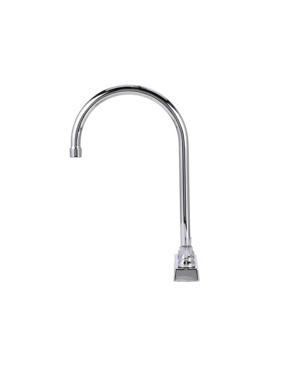TOP-LINE® 4" OC Deck Mount Faucet Ceramic Valves with 8" Swivel Gooseneck Spout