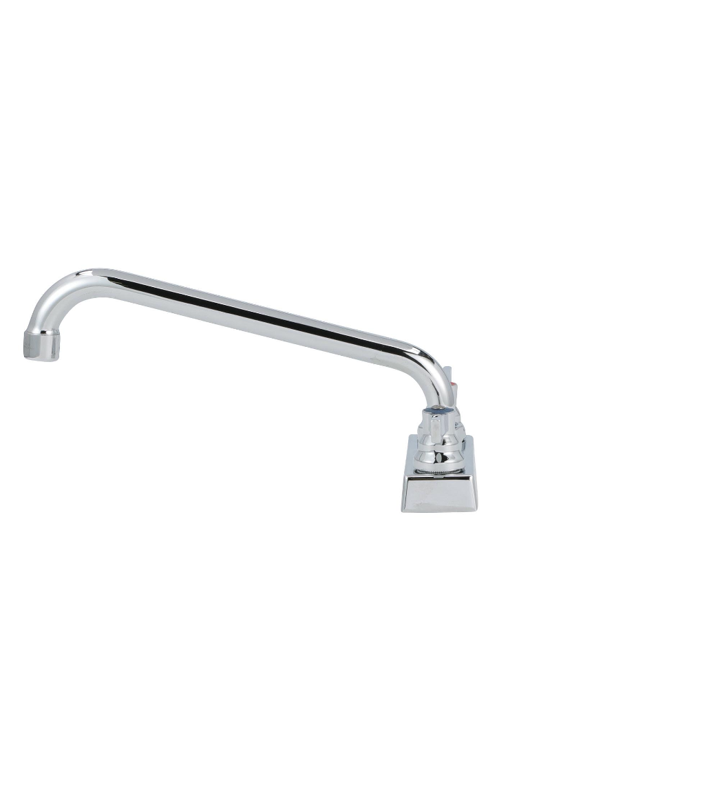 TOP-LINE® 4" OC Deck Mount Faucet Ceramic Valves with 10" Swivel Spout