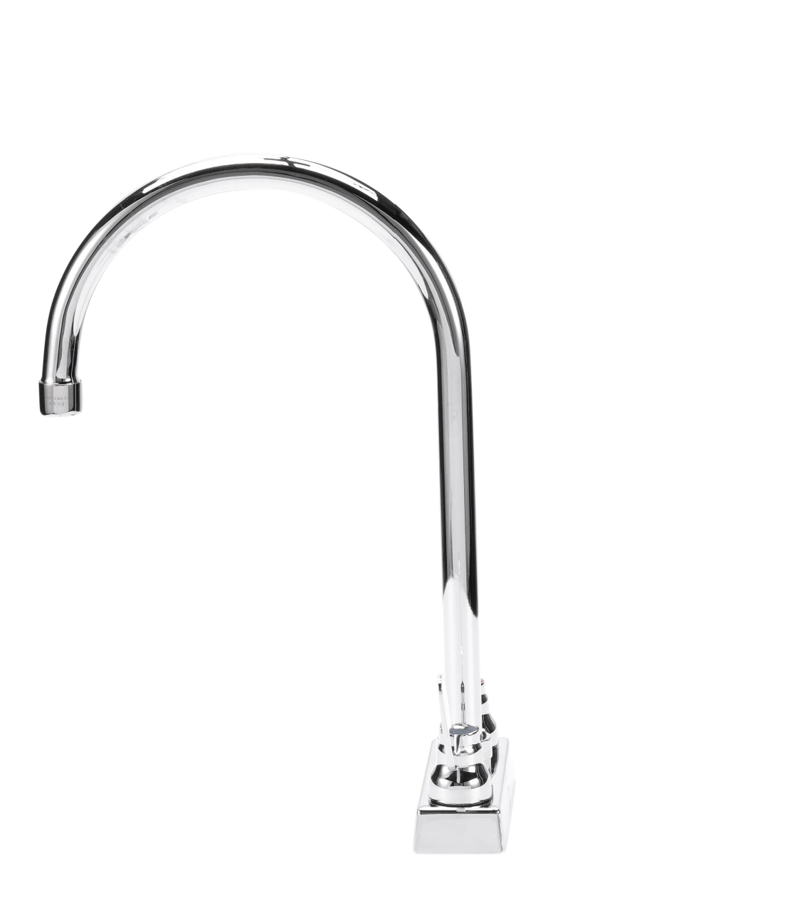 TOP-LINE® 8" OC Deck Mount Faucet Ceramic Valves with 8-1/2" Swivel Gooseneck Spout