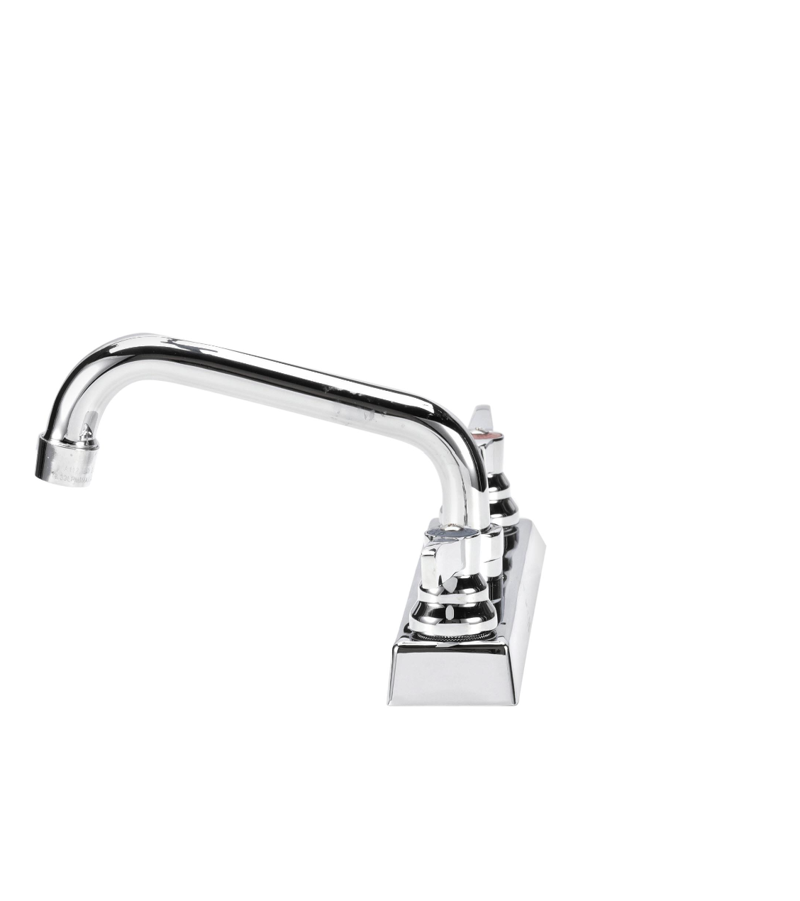 TOP-LINE® 8" OC Deck Mount Faucet Ceramic Valves with 6" Swivel Spout