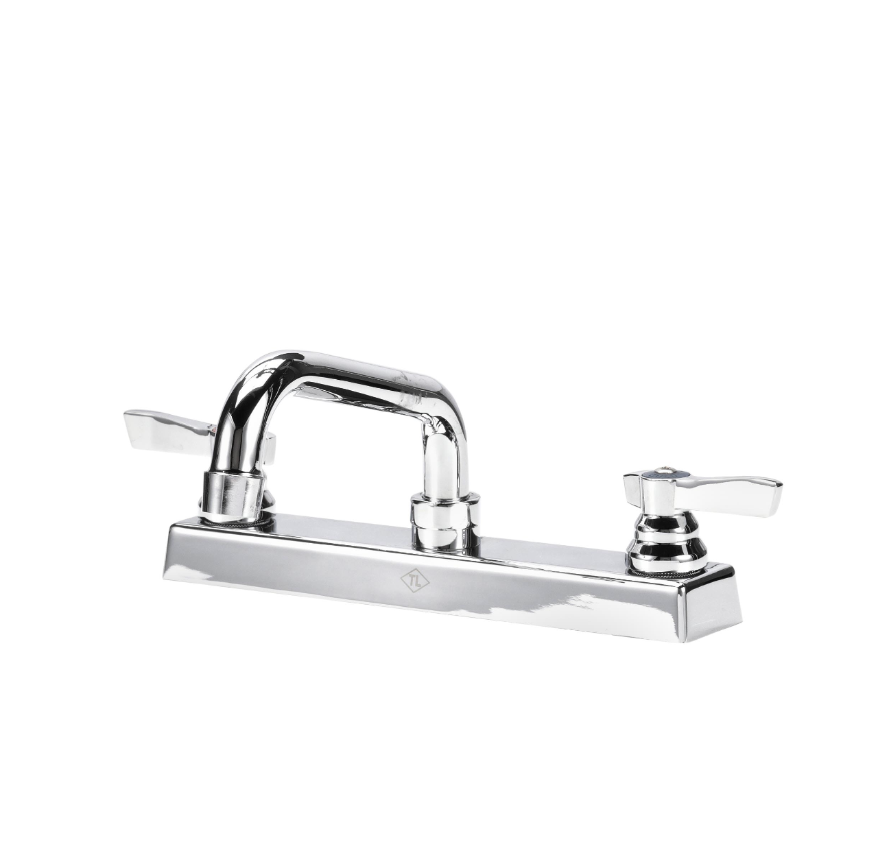 TOP-LINE® 8" OC Deck Mount Faucet Ceramic Valves with 8" Swivel Spout