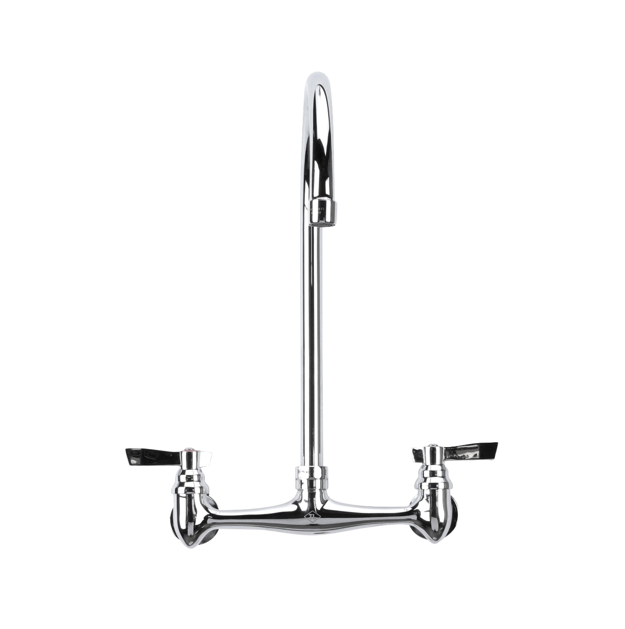 TOP-LINE® 8" OC Wall Mount Faucet with 8-1/2" Gooseneck Spout