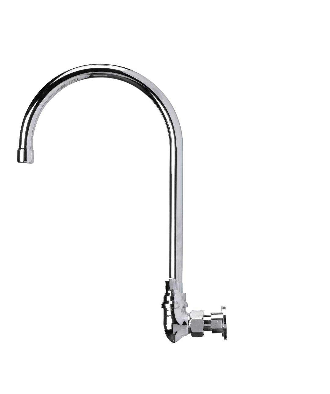TOP-LINE® 8" OC Wall Mount Faucet with 8-1/2" Gooseneck Spout