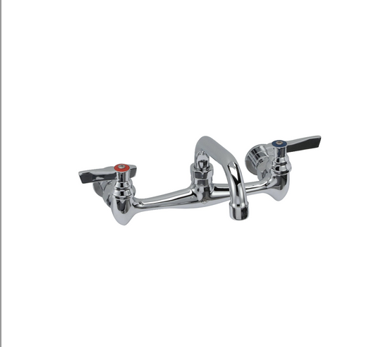 TOP-LINE® 8" OC Wall Mount Faucet with 10" Swivel Spout