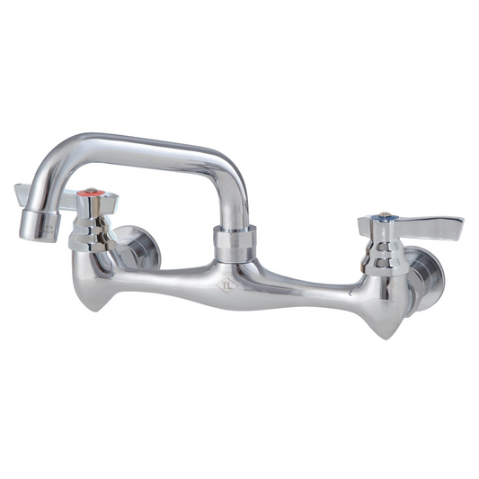 TOP-LINE® 8" OC Wall Mount Faucet with 12" Swivel Spout