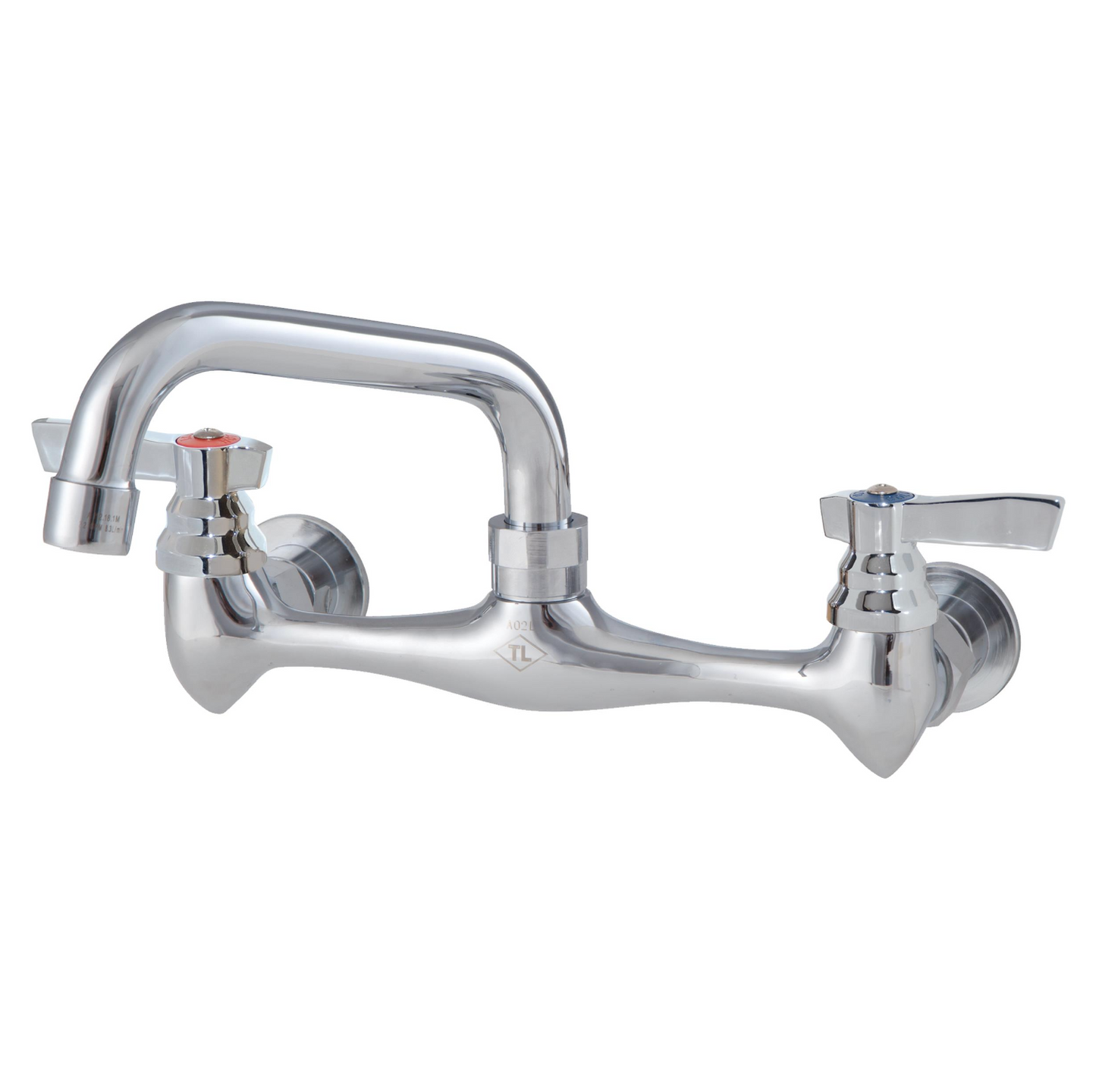 TOP-LINE® 8" OC Wall Mount Faucet with 16" Swivel Spout