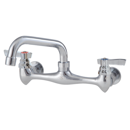 TOP-LINE® 8" OC Wall Mount Faucet with 16" Swivel Spout
