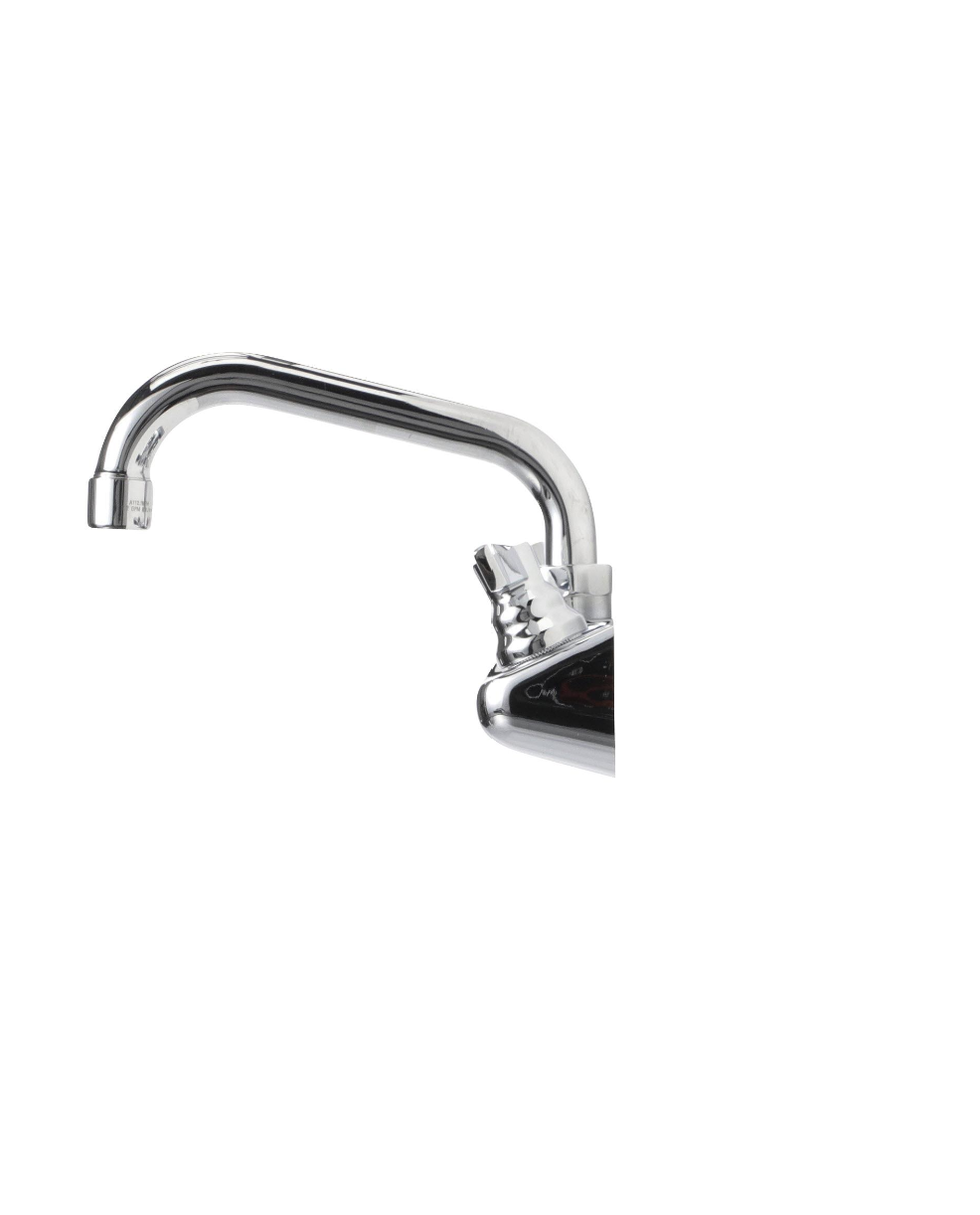 TOP-LINE® 4" OC Wall Mount Faucet Ceramic Valves with 6" Swivel Spout