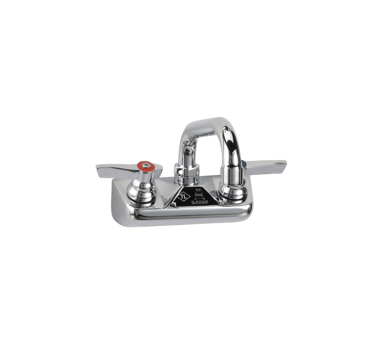 TOP-LINE® 4" OC Wall Mount Faucet Ceramic Valves with 6" Swivel Spout
