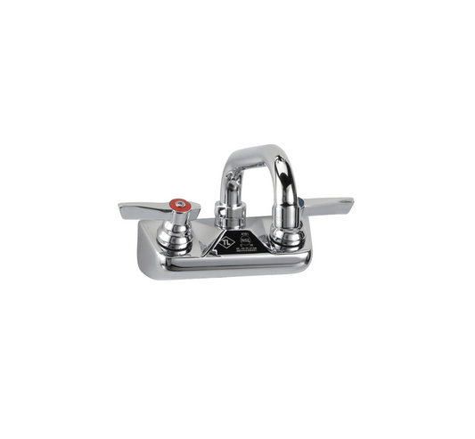 TOP-LINE® 4" OC Wall Mount Faucet Ceramic Valves with 6" Swivel Spout