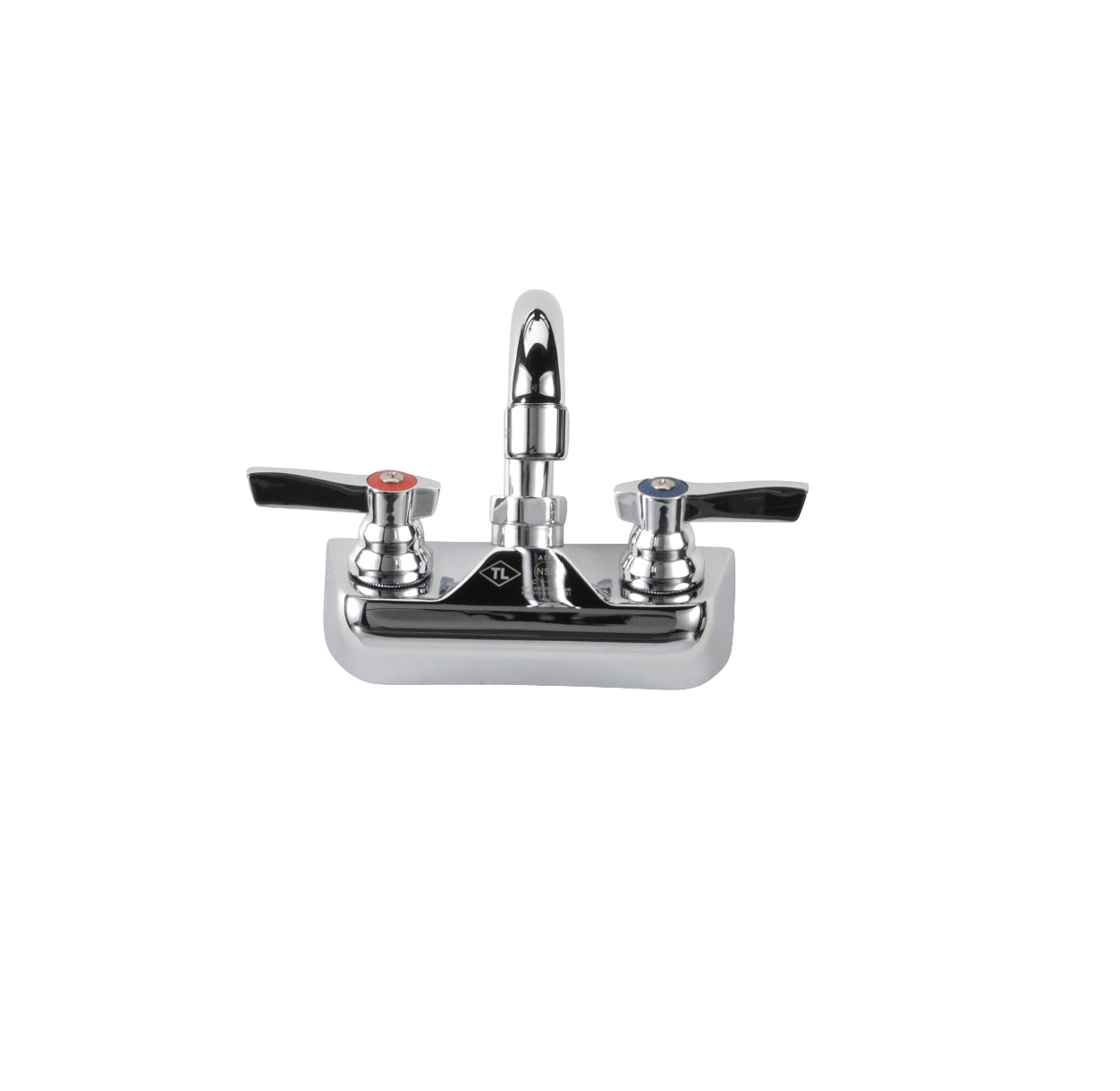 TOP-LINE® 4" OC Wall Mount Faucet Ceramic Valves with 10" Swivel Spout