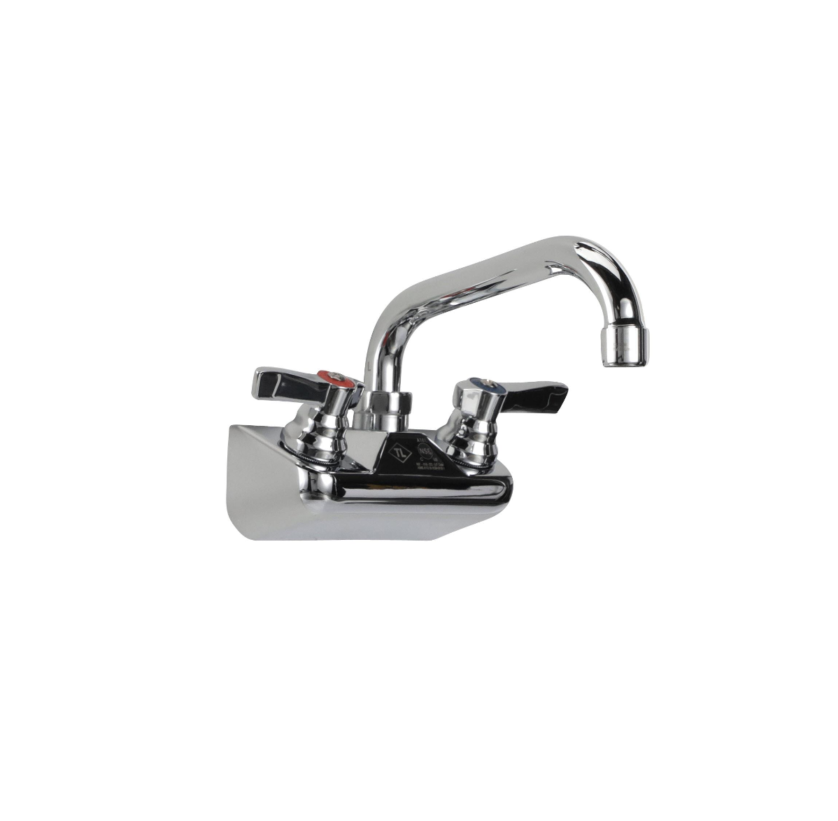 TOP-LINE® 4" OC Wall Mount Faucet Ceramic Valves with 12" Swivel Spout