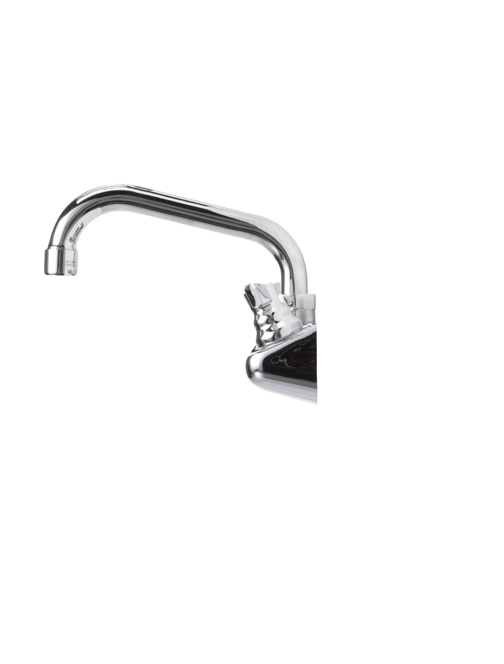 TOP-LINE® 4" OC Wall Mount Faucet Ceramic Valves with 12" Swivel Spout