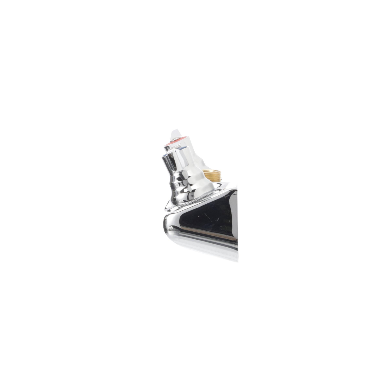 TOP-LINE® Faucet Body, Wall Mount, 4" (102mm) O.C., Full Turn Compression Valves, Lever Handles, Check Valves