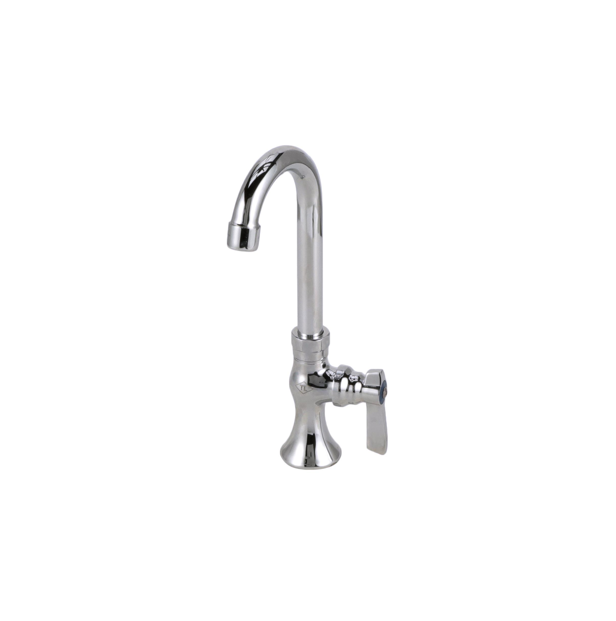 TOP-LINE® Single Pantry Deck Mount Faucet with 3-1/2" Swivel Gooseneck Spout