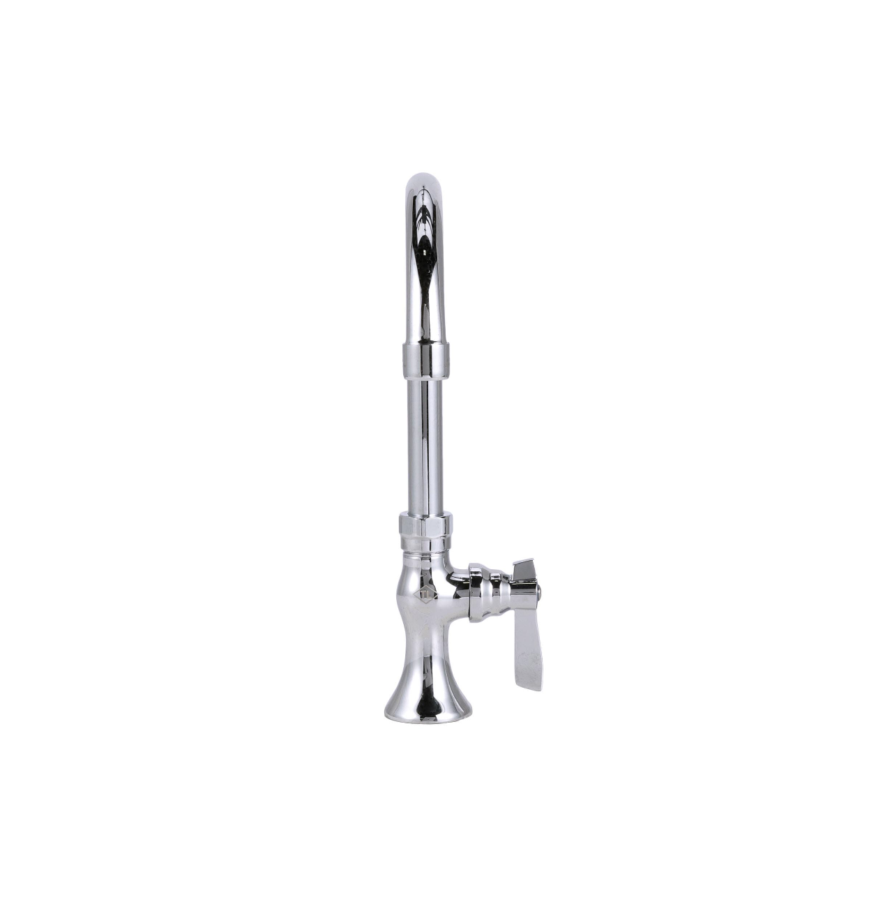 TOP-LINE® Single Pantry Deck Mount Faucet with 6" Swivel Gooseneck Spout