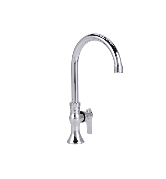 TOP-LINE® Single Pantry Deck Mount Faucet with 6" Swivel Gooseneck Spout