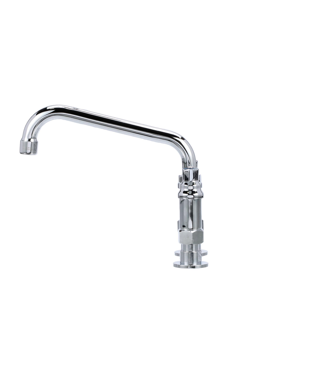 TOP-LINE® 4" OC Elevated Bridge Deck Mount Faucet Ceramic Valves with 12" Swivel Spout