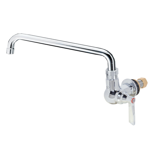 Top-Line Single Wall Mount Faucet with 14" Swing Spout