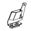 RP-1055-DR Right Adjustable Backrest Support Bracket with Cover